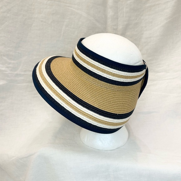 Scala Packable Roll Visor Striped Pattern - Picture 5 of 9